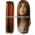 Mix-color virgin remy hair for fashion girls